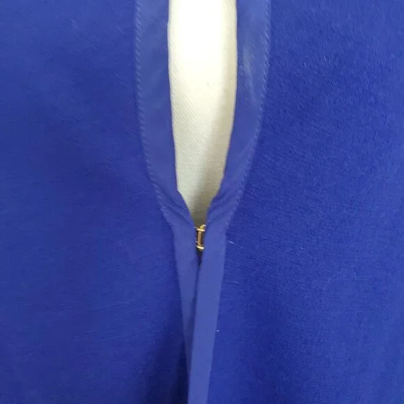 St John Collection Blue Lightweight Short Sleeve Jacket - Size M - Picture 2 of 13